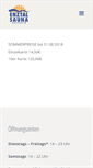 Mobile Screenshot of enztalsauna.de